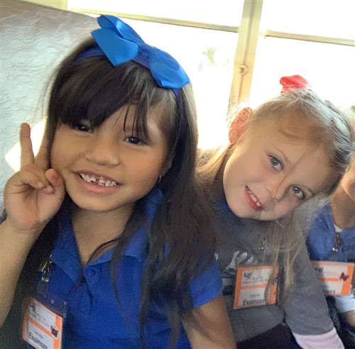 Smiling students