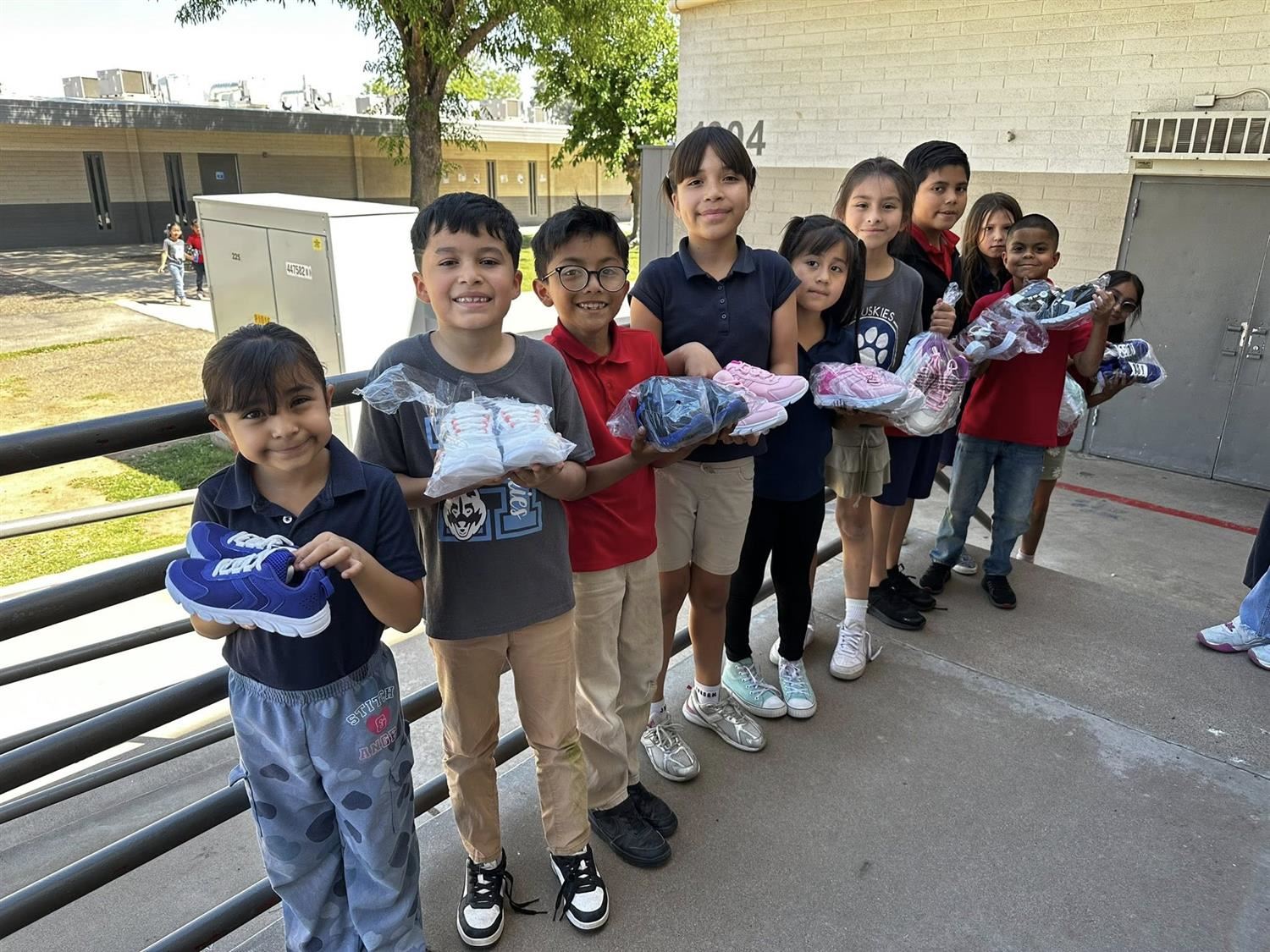  New Shoes, Bright Smiles at Heatherbrae Elementary
